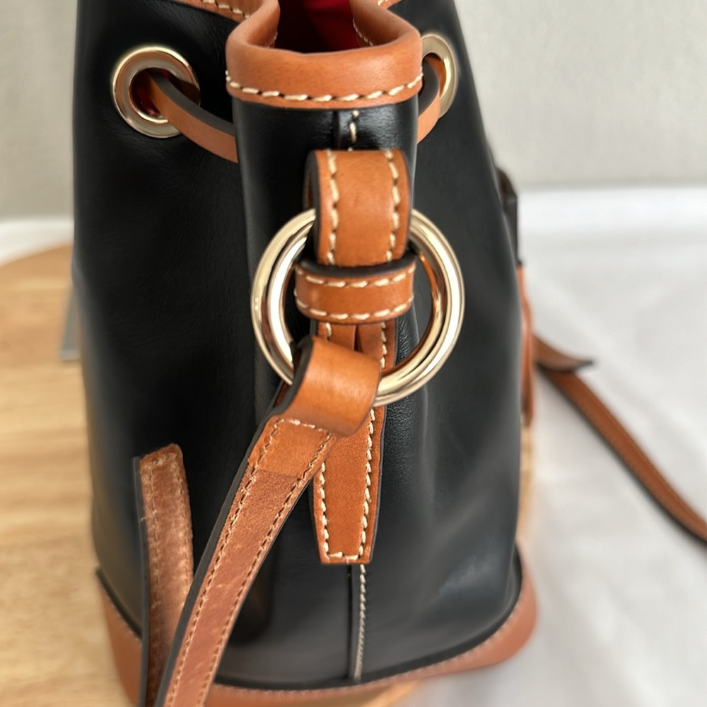 Dooney & Bourke Wexford Leather Crossbody Drawstring Bag - Picture 9 of 16